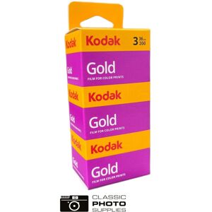 Kodak Gold 200 36 Exposure Three Pack Kodak Gold 200 36 Exposure Three Pack