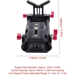 Dslr Camera Rail Riser Rig System Quick Release Base Kit Mount Clamp 15mm D Ou Dslr Camera Rail Riser Rig System Quick Release Base Kit Mount Clamp 15mm D Ou
