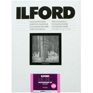 Ilford Multigrade V Rc Deluxe Glossy Paper / 20.3x25.4cm / 8x10inch / 100 Sheet Ilford Multigrade V Rc Deluxe Glossy Paper / 20.3x25.4cm / 8x10inch / 100 Sheet
