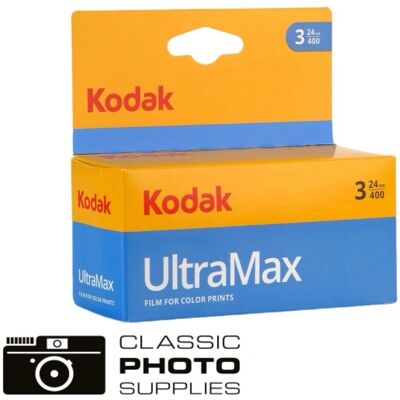 Kodak Ultramax 400 - Color Negative Film - 35mm 24 Exposures Kodak Ultramax 400 - Color Negative Film - 35mm 24 Exposures