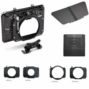 Tilta Mb-T12 15mm 4x5.65 Carbon Fibre Matte Box 134 114 110 95 80mm Lens Adapter Tilta Mb-T12 15mm 4x5.65 Carbon Fibre Matte Box 134 114 110 95 80mm Lens Adapter