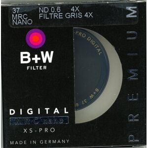 B&W 37mm Xs-Pro Mrc-Nano 802m Solid Neutral Density 0.6 Filter (2-Stop) 1089149 B&W 37mm Xs-Pro Mrc-Nano 802m Solid Neutral Density 0.6 Filter (2-Stop) 1089149