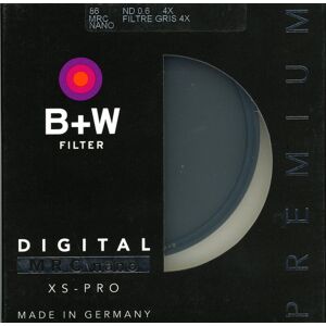 B&W 86mm Xs-Pro Mrc-Nano 802m Solid Neutral Density 0.6 Filter (2-Stop) 1089165 B&W 86mm Xs-Pro Mrc-Nano 802m Solid Neutral Density 0.6 Filter (2-Stop) 1089165