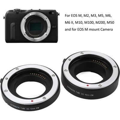 10mm+16mm Auto Focus Extension Tube Ring For M Mount Camera Extension Baj 10mm+16mm Auto Focus Extension Tube Ring For M Mount Camera Extension Baj
