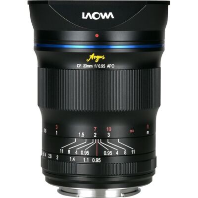 Laowa Argus 33mm F0.95 Cf Apo Lens - Sony E Mount - New Uk Laowa Argus 33mm F0.95 Cf Apo Lens - Sony E Mount - New Uk