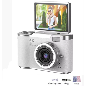 Does Not Apply 4k Digital Camera Ccd 180° Flip Screen Selfie Camera 8x Digital Zoom 48mp Portab Does Not Apply 4k Digital Camera Ccd 180° Flip Screen Selfie Camera 8x Digital Zoom 48mp Portab
