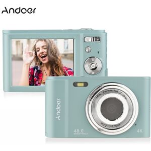 Green Andoer Portable Digital Camera 48mp 4k 2.88-Inch Ips Screen 16x Zoom Hen Green Andoer Portable Digital Camera 48mp 4k 2.88-Inch Ips Screen 16x Zoom Hen