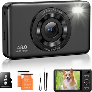 Aiskoven Digital Camera - 48mp 2.7k Zoom - Kids Camera - 64gb - Auto Focus Aiskoven Digital Camera - 48mp 2.7k Zoom - Kids Camera - 64gb - Auto Focus