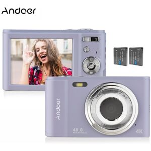 Andoer Digital Camera 48mp 4k 2.88-Inch Ips Screen 16x Zoom Auto Focus Andoer Digital Camera 48mp 4k 2.88-Inch Ips Screen 16x Zoom Auto Focus
