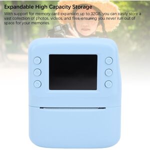 Blue No Memory Card Instant Print Camera 2.4 Inch Hd Screen 48mp 1080p Auto Tu Blue No Memory Card Instant Print Camera 2.4 Inch Hd Screen 48mp 1080p Auto Tu