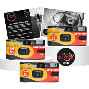 Novocolor-Apm401010-3pack Disposable Camera Bundle With Novocolor Apm401010 Single-Use Film Cameras With 2 Novocolor-Apm401010-3pack Disposable Camera Bundle With Novocolor Apm401010 Single-Use Film Cameras With 2