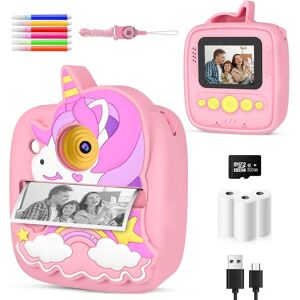 Ykslemon Kids Camera Instant Print, Birthday Presents For 3 4 5 6 7 8 9 Year Old Girls, Ykslemon Kids Camera Instant Print, Birthday Presents For 3 4 5 6 7 8 9 Year Old Girls,