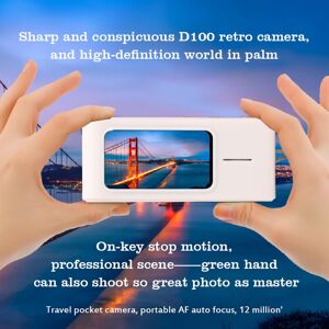 White Digital Camera Fhd 1080p Af Auto Focus 1.47 Inch Display Ccd Camera W Sg White Digital Camera Fhd 1080p Af Auto Focus 1.47 Inch Display Ccd Camera W Sg