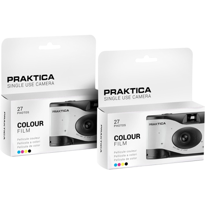 Praktica Single Use Disposable Camera Wedding White 27 Shots Colour Film - Pack Praktica Single Use Disposable Camera Wedding White 27 Shots Colour Film - Pack