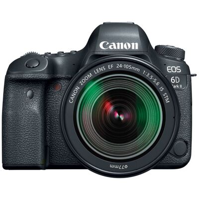 Canon Eos 6d Mark Ii 26.2mp Digital Slr Camera & Kit W/ Ef 24-105mm Stm Lens Canon Eos 6d Mark Ii 26.2mp Digital Slr Camera & Kit W/ Ef 24-105mm Stm Lens