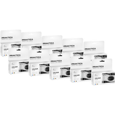 Praktica Single Use Disposable Camera Wedding White 27 Shots Colour Film - Pack Praktica Single Use Disposable Camera Wedding White 27 Shots Colour Film - Pack