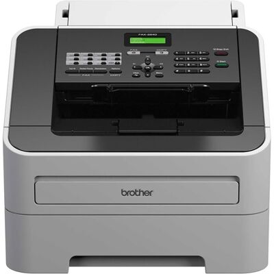 Brother 2840 Mono Laser Fax Machine A4 Usb Fax2840zu1 Ref W/warranty Brother 2840 Mono Laser Fax Machine A4 Usb Fax2840zu1 Ref W/warranty