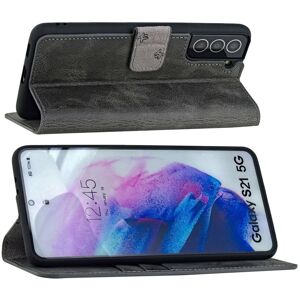 Suncase® Suncase Flip Case Mobile Book Bag In Gray For Samsung Galaxy S21 (5g) Suncase® Suncase Flip Case Mobile Book Bag In Gray For Samsung Galaxy S21 (5g)