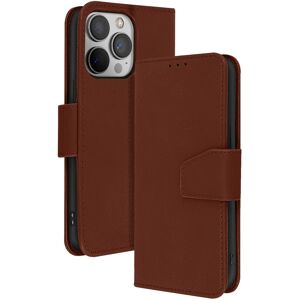 Avizar Leather Wallet Case For Iphone 13 Pro With Stand Function, Brown Avizar Leather Wallet Case For Iphone 13 Pro With Stand Function, Brown