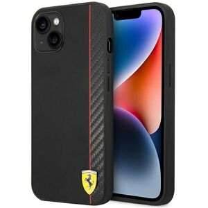 Cg Mobile Phone Case Iphone 14 Plus Ferrari Black Logo Carbon Look Cg Mobile Phone Case Iphone 14 Plus Ferrari Black Logo Carbon Look