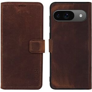 Suncase® Leather Bag Case Flip Cover In Antique Coffee For Google Pixel 9 Suncase® Leather Bag Case Flip Cover In Antique Coffee For Google Pixel 9