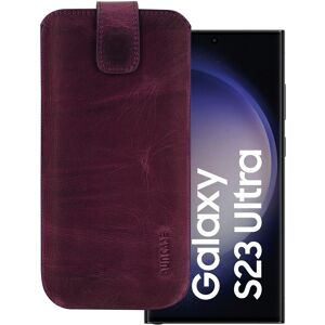 Suncase® Case For Samsung Galaxy S23 Ultra Bag Genuine Leather Antique Purple + Silicone Suncase® Case For Samsung Galaxy S23 Ultra Bag Genuine Leather Antique Purple + Silicone