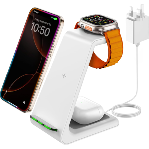 Does Not Apply Wireless Charger, 3 In 1 Wireless Charging Station For Iphone Air/17/16/15/14/13 Does Not Apply Wireless Charger, 3 In 1 Wireless Charging Station For Iphone Air/17/16/15/14/13