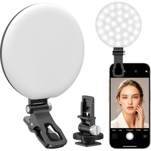 Does Not Apply 60 Led Ring Light, Rechargeable Selfie Light With Front & Back Clip, 2500-6500k Does Not Apply 60 Led Ring Light, Rechargeable Selfie Light With Front & Back Clip, 2500-6500k