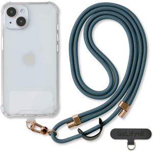 Does Not Apply Crossbody Phone Lanyard W/ 2 Tether Tabs Adjustable 150cm Phone Strap Anti-T Does Not Apply Crossbody Phone Lanyard W/ 2 Tether Tabs Adjustable 150cm Phone Strap Anti-T