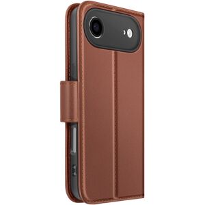 Avizar Leather Wallet Case For Iphone Air With Stand Function, Brown Avizar Leather Wallet Case For Iphone Air With Stand Function, Brown