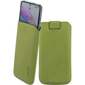 Suncase® Case For Samsung Galaxy S21 Fe 5g Pouch In Antique Kiwi Green + Silicone Case Suncase® Case For Samsung Galaxy S21 Fe 5g Pouch In Antique Kiwi Green + Silicone Case