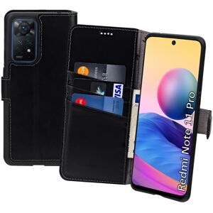 Suncase® Case For Xiaomi Redmi Note 11 Pro Book Case Leather Protection Cover Black Suncase® Case For Xiaomi Redmi Note 11 Pro Book Case Leather Protection Cover Black