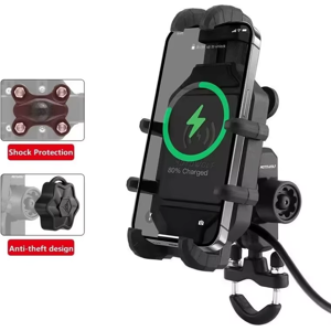 Does Not Apply 3.0 Quick Charging Motorcycle Bicycle Wireless Charger Phone Holder Stand Gps Mo Does Not Apply 3.0 Quick Charging Motorcycle Bicycle Wireless Charger Phone Holder Stand Gps Mo