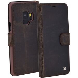 Suncase® Exclusive Leather Case Flip Phone Case In Vintage Brown For Samsung Galaxy S9 Suncase® Exclusive Leather Case Flip Phone Case In Vintage Brown For Samsung Galaxy S9
