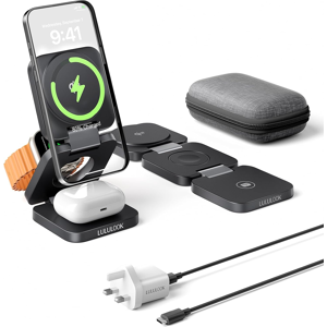 Does Not Apply 3 In 1 Foldable Charger Qi2 Certified Charging Station, 15w Wireless Travel Chag Does Not Apply 3 In 1 Foldable Charger Qi2 Certified Charging Station, 15w Wireless Travel Chag