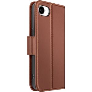 Avizar Leather Wallet Case For Iphone 16 With Stand Function, Brown Avizar Leather Wallet Case For Iphone 16 With Stand Function, Brown