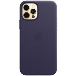 Apple iPhone 12 Leather Case with MagSafe - Deep Violet Apple iPhone 12 Leather Case with MagSafe - Deep Violet