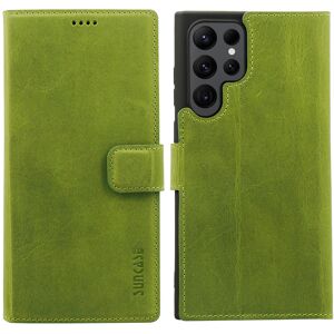 Suncase Cover Flip Case Book Bag In Kiwi Green For Samsung Galaxy S25 Ultra Suncase Cover Flip Case Book Bag In Kiwi Green For Samsung Galaxy S25 Ultra