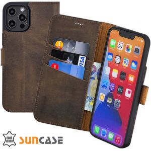 Suncase iPhone 14 Pro Max Leather Book Case - Antique Brown Suncase iPhone 14 Pro Max Leather Book Case - Antique Brown