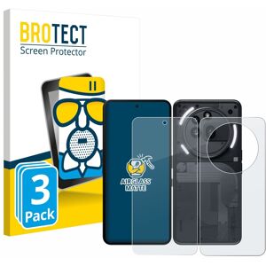 Brotect 3 Pack Matte Glass Screen Protector For Nothing Phone (3a) Pro (Front+back) Brotect 3 Pack Matte Glass Screen Protector For Nothing Phone (3a) Pro (Front+back)