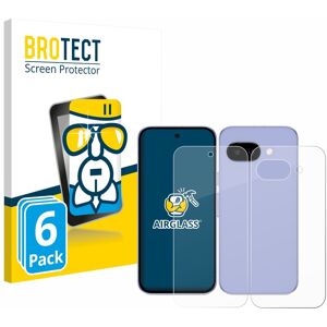 Brotect 6 Pack Glass Screen Protector For Google Pixel 9a (Front+back) Protective Glass Brotect 6 Pack Glass Screen Protector For Google Pixel 9a (Front+back) Protective Glass