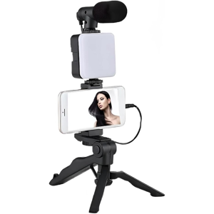 Does Not Apply Ultimate Vlogging Kit: All-In-One Solution With Led Lights, Tripod, Microphone & Does Not Apply Ultimate Vlogging Kit: All-In-One Solution With Led Lights, Tripod, Microphone &