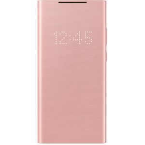 SAMSUNG Case For Galaxy Note20 Folio Led View Cover With Card Holder, Pink SAMSUNG Case For Galaxy Note20 Folio Led View Cover With Card Holder, Pink