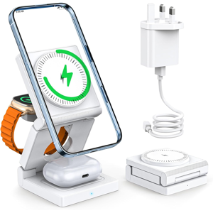 Does Not Apply 3 In 1 Wireless Charging Station For Apple Multple Devices - Foldable Magnetic W Does Not Apply 3 In 1 Wireless Charging Station For Apple Multple Devices - Foldable Magnetic W