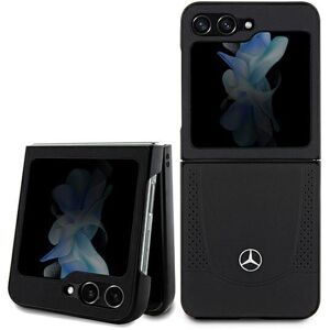 Cg Mobile Phone Case For Galaxy Z Flip 5 Mercedes Genuine Leather Black Star Metal Cg Mobile Phone Case For Galaxy Z Flip 5 Mercedes Genuine Leather Black Star Metal