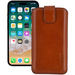 Suncase® Case For Iphone 14 Bag Genuine Leather Protection In Mocca Brown + Silicone Case Suncase® Case For Iphone 14 Bag Genuine Leather Protection In Mocca Brown + Silicone Case