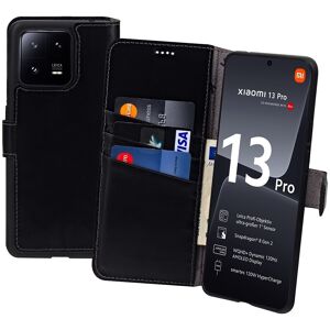 Suncase Case For Xiaomi 13 Pro 5g Bag Book Style Leather Protection Cover In Black Suncase Case For Xiaomi 13 Pro 5g Bag Book Style Leather Protection Cover In Black
