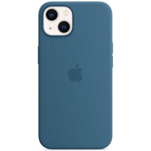 Apple iPhone 13 Silicone Case - MagSafe Compatible - Blue Apple iPhone 13 Silicone Case - MagSafe Compatible - Blue