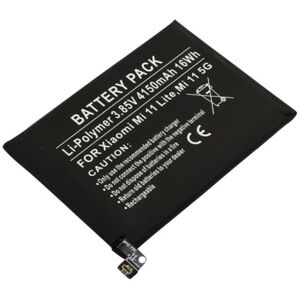Avizar Battery For Xiaomi Mi 11 Lite / Mi 11 5g Li-Polymer 3.85v 4150mah 16wh Avizar Battery For Xiaomi Mi 11 Lite / Mi 11 5g Li-Polymer 3.85v 4150mah 16wh