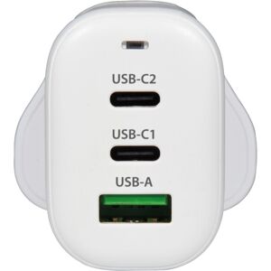 Mercury 65w Pps Charger Gan Usb A & 2xc Type Ports Uk/us/eu Charger Mercury 65w Pps Charger Gan Usb A & 2xc Type Ports Uk/us/eu Charger